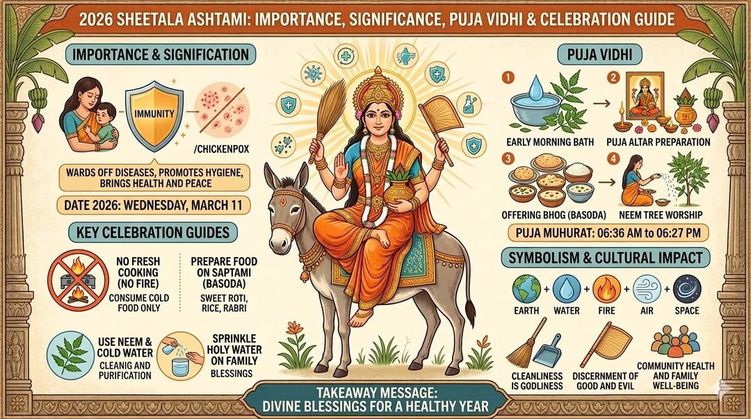 Sheetala Ashtami 2026: Puja, Significance & Traditions and Why It Is Celebrated.