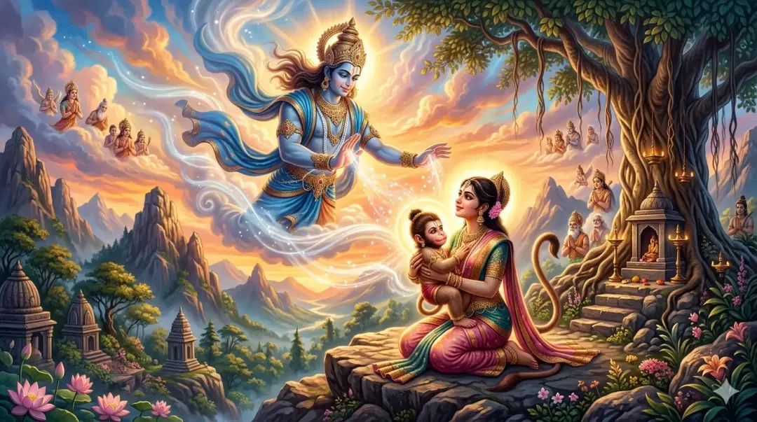 Birth of Hanuman: The Divine Blessing of the Wind God