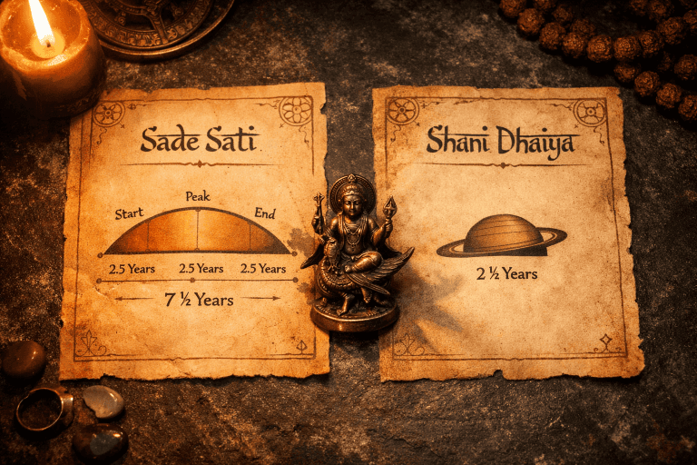 Shani Dhaiya Is Not the Same as Sade Sati — And Mixing Them Up Is Costing You