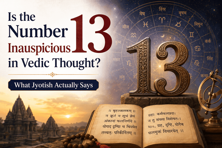 Is 13 Inauspicious in Vedic Astrology? The Truth