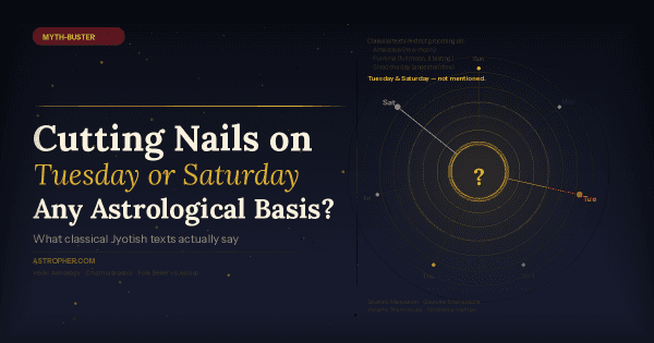 Cutting Nails on Tuesday or Saturday: Astrology Facts